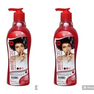 Whitescret Smooth Body Wash - Red Pump Bottle 2 Pck Of 500 Ml